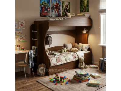 Двуетажно легло Компанит Бриз